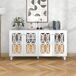 Aparador de mdf con 4 puertas 160 Aparador de mdf con 4 puertas 160 Blanco