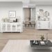 Aparador de mdf con 4 puertas 160 Aparador de mdf con 4 puertas 160 Blanco