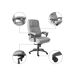 Beliani Silla ejecutiva MAGNUS Beliani Silla ejecutiva MAGNUS Gris