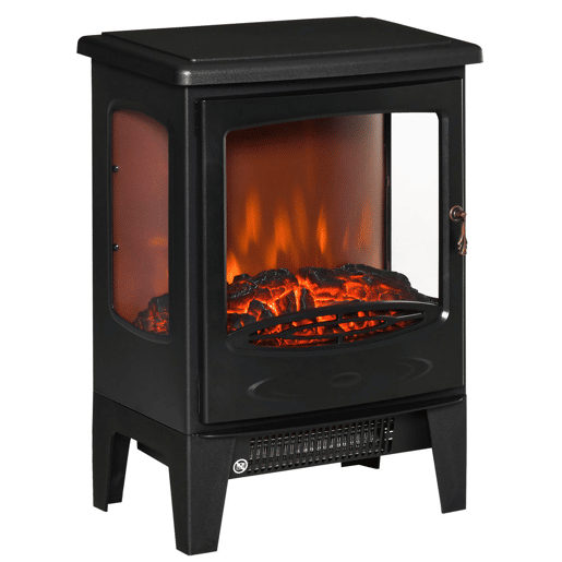 HOMCOM Lareira Elétrica 900W1800W Lareira Decorativa com Janelas Efeito de Chama Temperatura Ajustável e Proteção Sobreaquecimento para 20-25 ? 39x26x54,8 cm Preto HOMCOM Lareira Elétrica 900W1800W Lareira Decorativa com Janelas Efeito de Chama Temperatura Ajustável e Proteção Sobreaquecimento para 20-25 ? 39x26x54,8 cm Preto