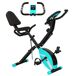 Bicicleta Estática Plegable Acero, ABS SPORTNOW Bicicleta Estática Plegable Acero, ABS SPORTNOW Verde