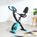 Bicicleta Estática Plegable Acero, ABS SPORTNOW Bicicleta Estática Plegable Acero, ABS SPORTNOW Verde