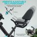 Bicicleta Estática Plegable Acero, ABS SPORTNOW Bicicleta Estática Plegable Acero, ABS SPORTNOW Verde