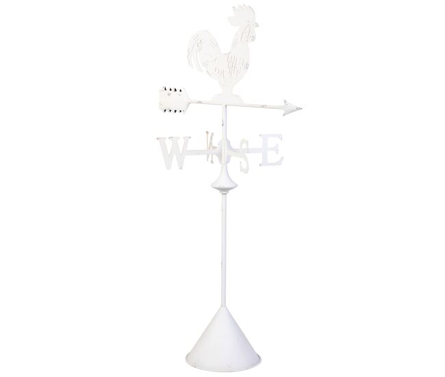 Veleta decorativa de metal 60.96x30.48x120.65h cm