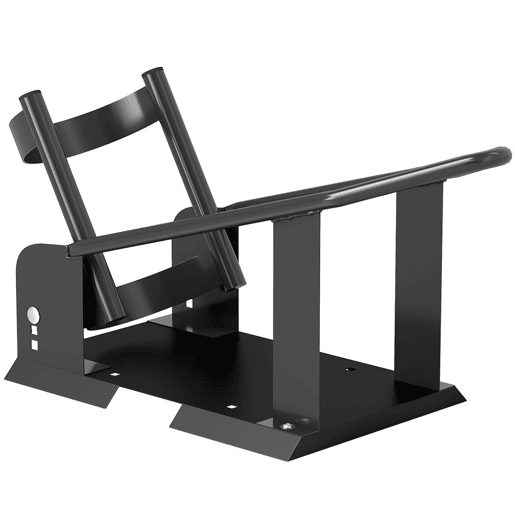 HOMCOM Cavalete de Moto Carga 816,5 kg Suporte para Roda Dianteira de Motocicleta Robusto com Altura Ajustável em 3 Níveis para Rodas Ø38,1-53,34 cm Preto