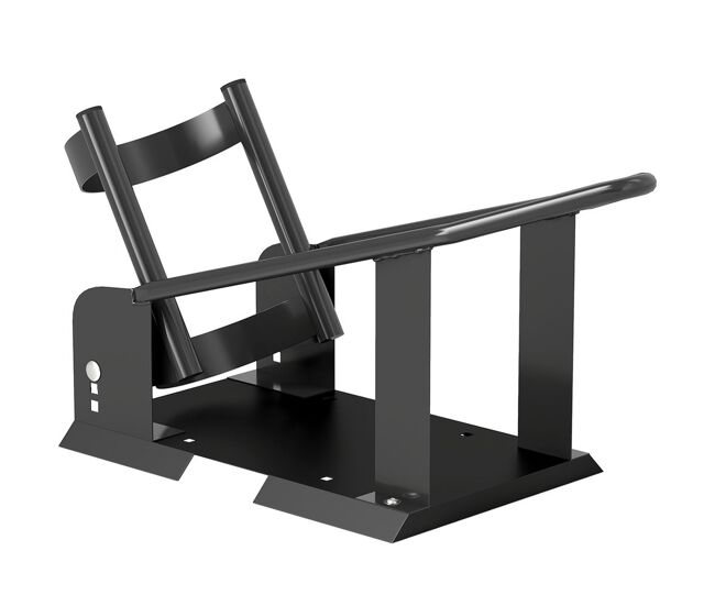 Homcom caballete de moto delantera carga 816,5 kg soporte para rueda delantera de motocicleta robusta con altura ajustable en 3 niveles para ruedas
