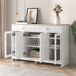 Aparador de mdf con 4 puertas y 2 cajónes Aparador de mdf con 4 puertas y 2 cajónes Natural/ Blanco