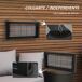 Lámpara Antimosquitos ABS, Metal HOMCOM Lámpara Antimosquitos ABS, Metal HOMCOM Negro
