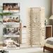 Biombo Madera de Paulownia HOMCOM, hogar - decoración Biombo Madera de Paulownia HOMCOM, hogar - decoración Marrón