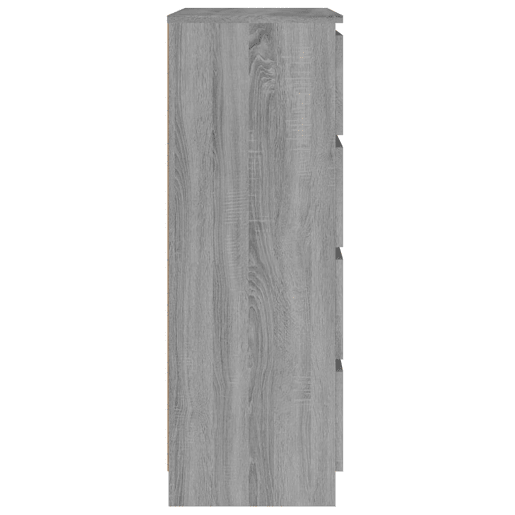 vidaXL Aparador 60x35x98,5 cm madeira processada cor cinzento sonoma vidaXL Aparador 60x35x98,5 cm madeira processada cor cinzento sonoma