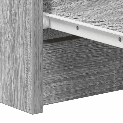 vidaXL Aparador 60x35x98,5 cm madeira processada cor cinzento sonoma vidaXL Aparador 60x35x98,5 cm madeira processada cor cinzento sonoma