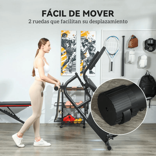 SPORTNOW Bicicleta Estática Silenciosa de 8 Níveis de Resistência Magnética com Assento Ajustável Ecrã LCD e Suporte para Telemóvel para Treino em Casa Carga 100 kg 103-139x61x100,5 cm Preto