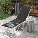 Tumbona Acero, Textilene Outsunny Tumbona Acero, Textilene Outsunny Gris