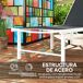 Tumbona Acero, Textilene Outsunny Tumbona Acero, Textilene Outsunny Gris