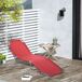 Tumbona Plegable Metal, Tela Oxford Outsunny Tumbona Plegable Metal, Tela Oxford Outsunny Marrón