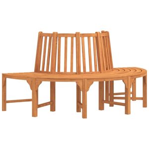 Banco de jardim ao ar livre mobiliário de pátio semicircular terraço árvore torre ø208cm madeira maciça eucalipto 02_0011821