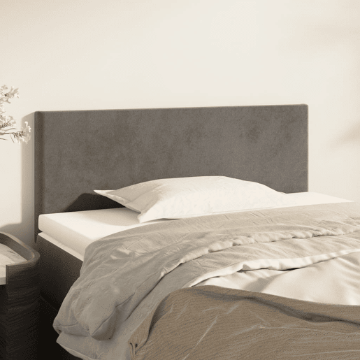 vidaXL Cabeceira de cama veludo 80x5x7888 cm cinzento-escuro vidaXL Cabeceira de cama veludo 80x5x7888 cm cinzento-escuro