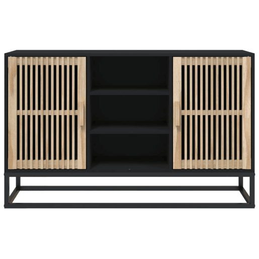 vidaXL Aparador 105x30x65 cm derivados de madeira preto vidaXL Aparador 105x30x65 cm derivados de madeira preto