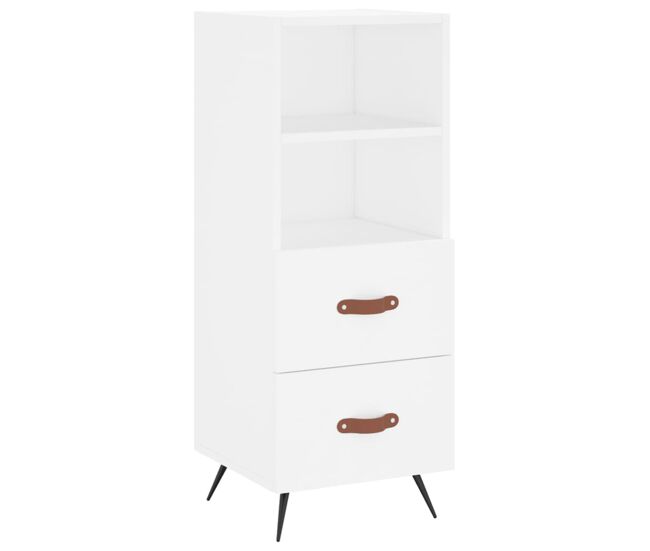Vidaxl aparador madera de ingeniería blanco 34,5x34x90 cm