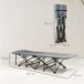 Cama Plegable Camping Metal, Poliéster Outsunny Cama Plegable Camping Metal, Poliéster Outsunny Gris