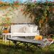 Cama Plegable Camping Metal, Poliéster Outsunny Cama Plegable Camping Metal, Poliéster Outsunny Gris