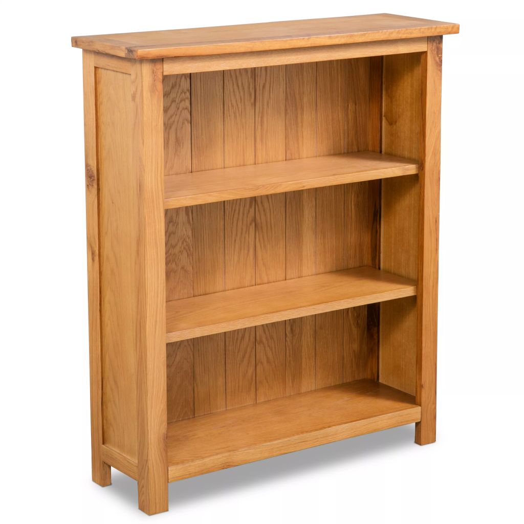 Librería de diseño estantería madera maciza de roble