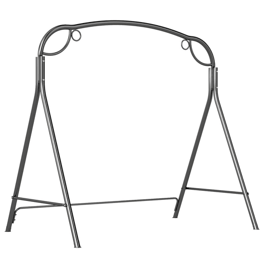 Outsunny Suporte para Baloiço de Metal Estrutura de Baloiço Resistente com Pés em Forma de A Carga 220 kg para Jardim Parque Pátio Alpendre 172x126x170 cm Bronze