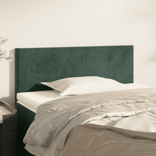 vidaXL Cabeceira de cama veludo 90x5x7888 cm verde-escuro vidaXL Cabeceira de cama veludo 90x5x7888 cm verde-escuro