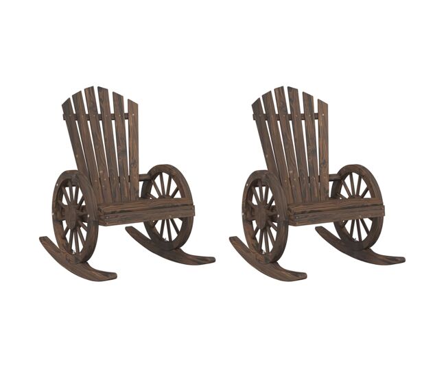 Silla Mecedora De Jardín Adirondack