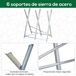 Caballete para Sierra Metal DURHAND Caballete para Sierra Metal DURHAND Gris