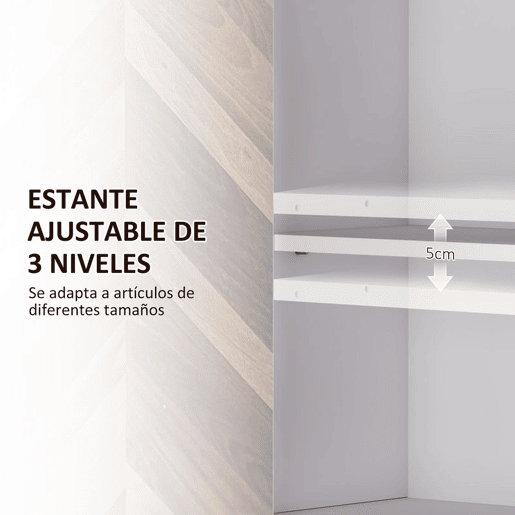 HOMCOM Armário de Parede para Casa de Banho Móvel Casa de Banho de Parede Armário Suspenso de Arrumação com 2 Portas Prateleiras Ajustáveis e Prateleira Aberta 59x20x60 cm Branco e Madeira