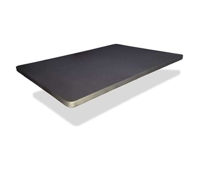 Base tapizada gris marengo 5 refuerzos transversales, tubo 40x30 mm, tejido 3d transpirable, 6cm grosor (90x180, sin patas)