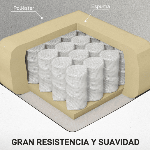 HOMCOM Poltrona de Massagem Poltrona Relax Elétrica com 4 Modos de Vibração Reclinação 145° Estofada em Microfibra Controlo Remoto Mesa 2 Bolsos Laterais e Suporte para Copos 77x93x105 cm Cinza