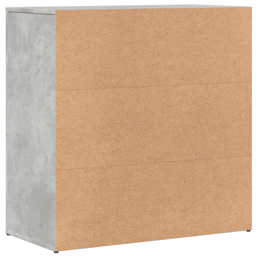 vidaXL Aparador 79x38x80 cm derivados de madeira cinzento cimento vidaXL Aparador 79x38x80 cm derivados de madeira cinzento cimento
