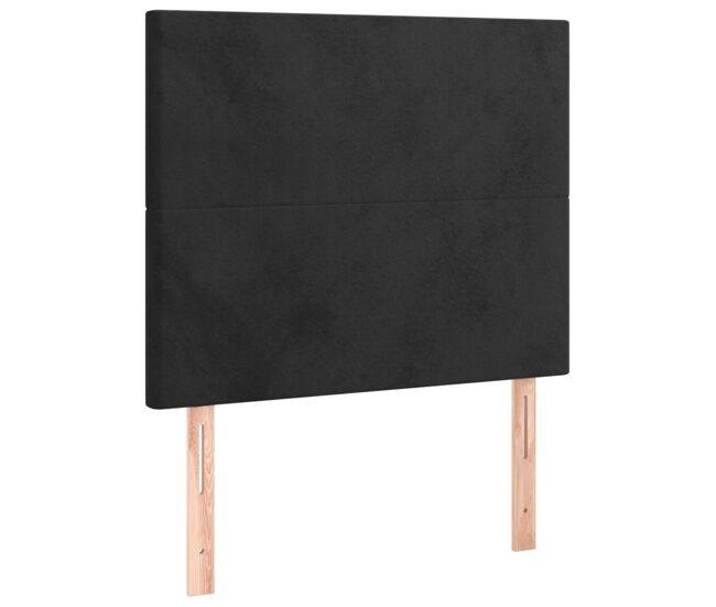 Vidaxl cabecero terciopelo negro 100x5x118/128 cm