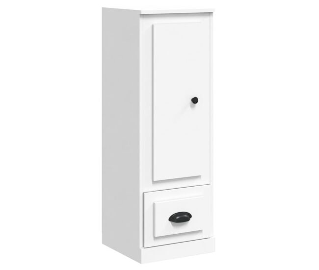 Vidaxl aparador alto madera contrachapada blanco 36x35,5x103,5 cm