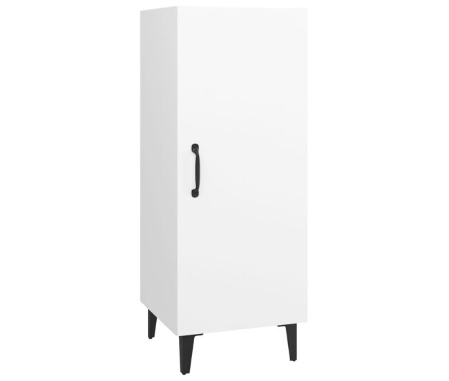 Vidaxl aparador de madera contrachapada blanco 34,5x34x90 cm