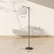 Lámpara de Pie Metal, Tela HOMCOM, hogar - iluminación Lámpara de Pie Metal, Tela HOMCOM, hogar - iluminación Negro