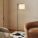 Lámpara de Pie Metal, Tela HOMCOM, hogar - iluminación Lámpara de Pie Metal, Tela HOMCOM, hogar - iluminación Negro