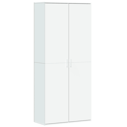 vidaXL Armário alto 80x35x180 cm derivados de madeira branco