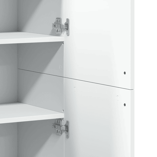 vidaXL Armário alto 80x35x180 cm derivados de madeira branco