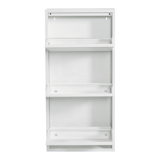 Sapateira com 3 gavetas basculantes branca 03_0007637