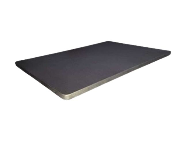 Base tapizada gris marengo 5 refuerzos transversales, tubo 40x30 mm, tejido 3d transpirable, 6cm grosor (150x190, sin patas)