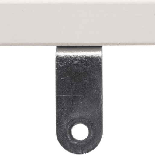 Móvel auxiliar de banheiro estilo nórdico Natureo em branco e bambu com 1 porta e 1 prateleira aberta 33x80x33 cm