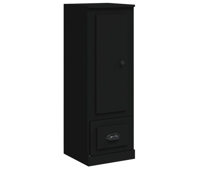 Vidaxl aparador alto madera contrachapada negro 36x35,5x103,5 cm