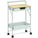 Carrito Auxiliar Acero, MDF HOMCOM, hogar - cocina Carrito Auxiliar Acero, MDF HOMCOM, hogar - cocina Verde