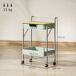 Carrito Auxiliar Acero, MDF HOMCOM, hogar - cocina Carrito Auxiliar Acero, MDF HOMCOM, hogar - cocina Verde
