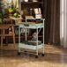 Carrito Auxiliar Acero, MDF HOMCOM, hogar - cocina Carrito Auxiliar Acero, MDF HOMCOM, hogar - cocina Verde