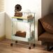 Carrito Auxiliar Acero, MDF HOMCOM, hogar - cocina Carrito Auxiliar Acero, MDF HOMCOM, hogar - cocina Verde