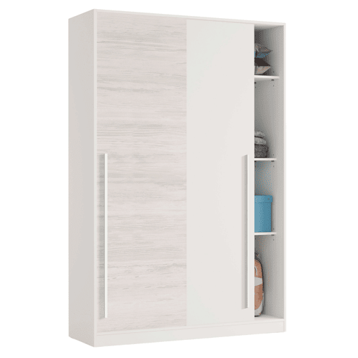 Pacote completo de móveis para quarto juvenil em branco e carvalho claro: cama + guarda-roupa + escrivaninha. Inclui bases de cama. Pacote completo de móveis para quarto juvenil em branco e carvalho claro: cama + guarda-roupa + escrivaninha. Inclui bases de cama.